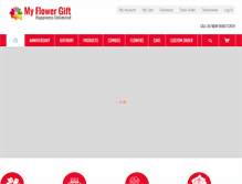 Tablet Screenshot of myflowergift.com